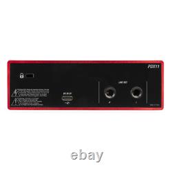 Power Dynamics PDX11 USB Audio Interface for Mixing & Recording 24/192