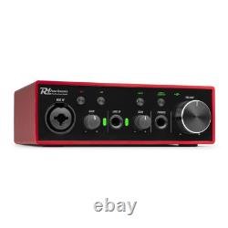 Power Dynamics PDX11 USB Audio Interface for Mixing & Recording 24/192