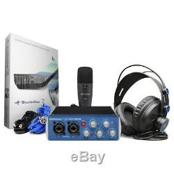 PreSonus AudioBox 96 Studio Home Recording USB MIDI Audio Interface + Software