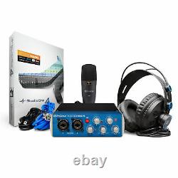 PreSonus AudioBox 96 Studio USB 2.0 Recording Kit with Studio Stand and More
