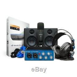 PreSonus AudioBox Studio Ultimate Bundle Home Recording USB MIDI Audio Interface