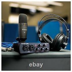 PreSonus AudioBox USB 96 Audio Interface 25th Anniversary withHeadphones & Mic