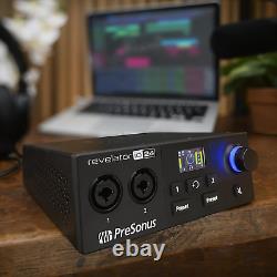 PreSonus Revelator io24, USB-C audio interface with built-in Loopback Mixer and