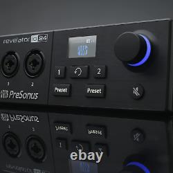 PreSonus Revelator io24, USB-C audio interface with built-in Loopback Mixer and