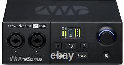 PreSonus Revelator io24, USB-C audio interface with built-in Loopback Mixer and