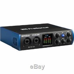 PreSonus Studio24c USB Audio Interface, 2-in/2-out, 2 Microphone/Instrument Pre