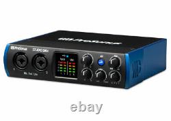 PreSonus Studio 24C 2X2 USB-C 24-bit/192kHz with 2 Mic Inputs Audio Interface