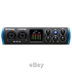 PreSonus Studio 24C Portable Home Recording USB MIDI Audio Interface + Software