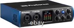 PreSonus Studio 24c, 2-In/2-Out, 192 kHz, USB-C audio interface with software