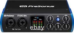 PreSonus Studio 24c, 2-In/2-Out, 192 kHz, USB-C audio interface with software