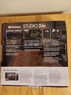 PreSonus Studio 24c 2 Mic Pres 2 Line Outs, USB-C Audio Interface