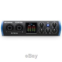 PreSonus Studio 24c 2x2 USB TypeC Audio MIDI Interface