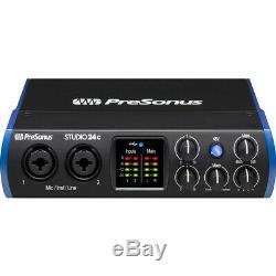PreSonus Studio 24c 2x2 USB TypeC Audio MIDI Interface