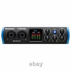 Presonus Studio 24c 2x2 USB-C Audio Interface (black/blue)