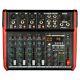 Proel Playmix 8 Compact 8-channel Mixer With Dsp And Usb/bt Interface