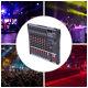 Professional Audio Mixer Sound Board Console Desk System Interface 8 Channel Usb