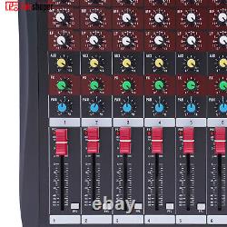 Professional Audio Mixer Sound Board Console Desk System Interface 8 Channel USB