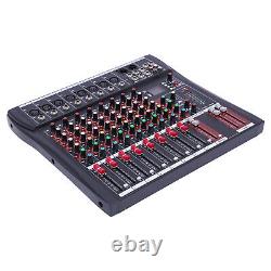 Professional Audio Mixer Sound Board Console Desk System Interface 8 Channel USB