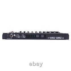 Professional Audio Mixer Sound Board Console Desk System Interface 8 Channel USB