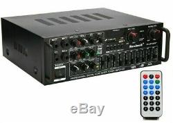 Professional Audio Recording Studio Mixer 12Ch w Speakers, USB Digital Interface