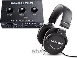 Professional USB Audio Interface Recording Streaming Podcasting with Headphones