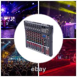 Profi Audio Mixer Compact USB Audio Console Sound Board Interface 8 Channel