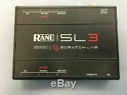 RANE SL3 Serato Scratch Live DJ USB Audio Interface