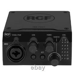 RCF TRK PRO1 Professional 1x2ch USB Audio Interface inc Warranty