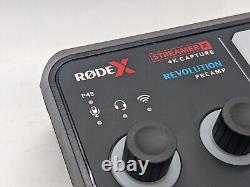 READ DESCRIPTION Rode Streamer X audio interface 4K video capture card XLR USB