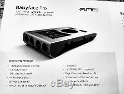 RME Babyface Pro 24-Ch, USB 2.0 High-Speed Audio Interface