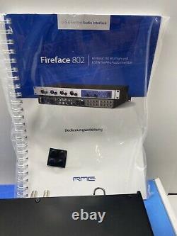 RME Fireface 802 30-In/30-Out Hybrid USB/FireWire Audio Interface PALA