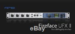 RME Fireface UFX II 60-Channel, 24-Bit 192 kHz USB Audio Interface MINT
