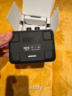 RODE AI-1 USB Audio Interface Boxed Perfect Condition