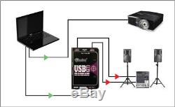 Radial USB-PRO Stereo USB Laptop Computer Digital DI Direct Box Audio Interface