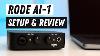 Rode Ai 1 Usb Audio Interface Setup Review