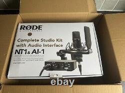 Rode Complete Studio Kit with NT1 and AI-1 Usb Audio Interface