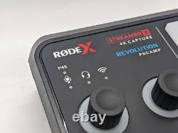 Rode Streamer X audio interface 4K video capture card XLR HDMI USB streaming