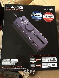 Roland Cakewalk UA1G USB POWERED Audio Interface UA1-G Guitar Keyboards Synth