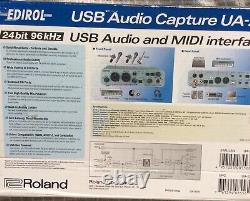 Roland / Edirol UA-25EX USB Audio Capture Interface BOXED WITH USB AND MANUAL