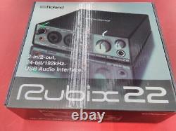 Roland Rubix 22 USB Audio Interface / Color Black / 2-in /2-out Input Terminal