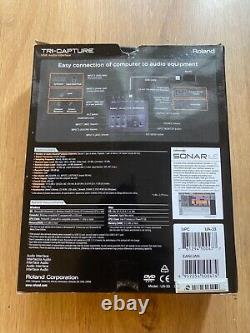 Roland Tri Capture Audio Interface / Soundcard With 1/4 RCA XLR USB (Mac / Win)