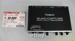 Roland UA-55 QUAD-CAPTURE Audio Interface USB2.0 24Bit 192 kHz 4 In 4 Out Tested