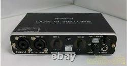 Roland UA-55 QUAD-CAPTURE Audio Interface USB2.0 24Bit 192 kHz 4 In 4 Out Tested