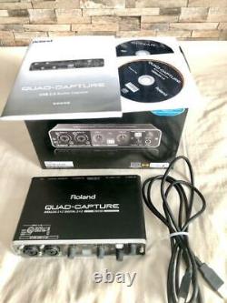 Roland UA 55 With BOX QUAD CAPTURE Audio Interface USB2.0 24 Bit 192 kHz USED