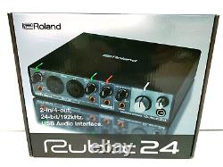 Roland USB Audio Interface Rubix24 2in/4out Black From Japan New