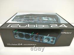 Roland USB Audio Interface Rubix24 2in/4out Black From Japan New