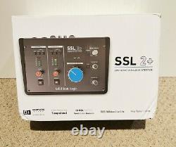 SSL 2+ USB Powered Audio Interface Boxed, new but opened (see listing)