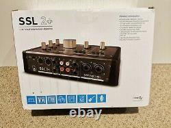 SSL 2+ USB Powered Audio Interface Boxed, new but opened (see listing)