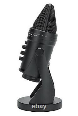 Samson G-Track Pro USB Microphone with Built-In Audio Interface, Black