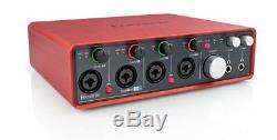 Scarlett 18i8 (1st Gen) USB Audio Interface with MIDI IO and Software Bundle